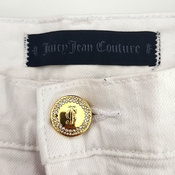 Juicy Jean Couture white jean shorts - Picture 2 of 8